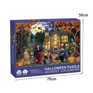 Halloween Puzzle Advent Calendar 1008 Pieces For Ages 3+